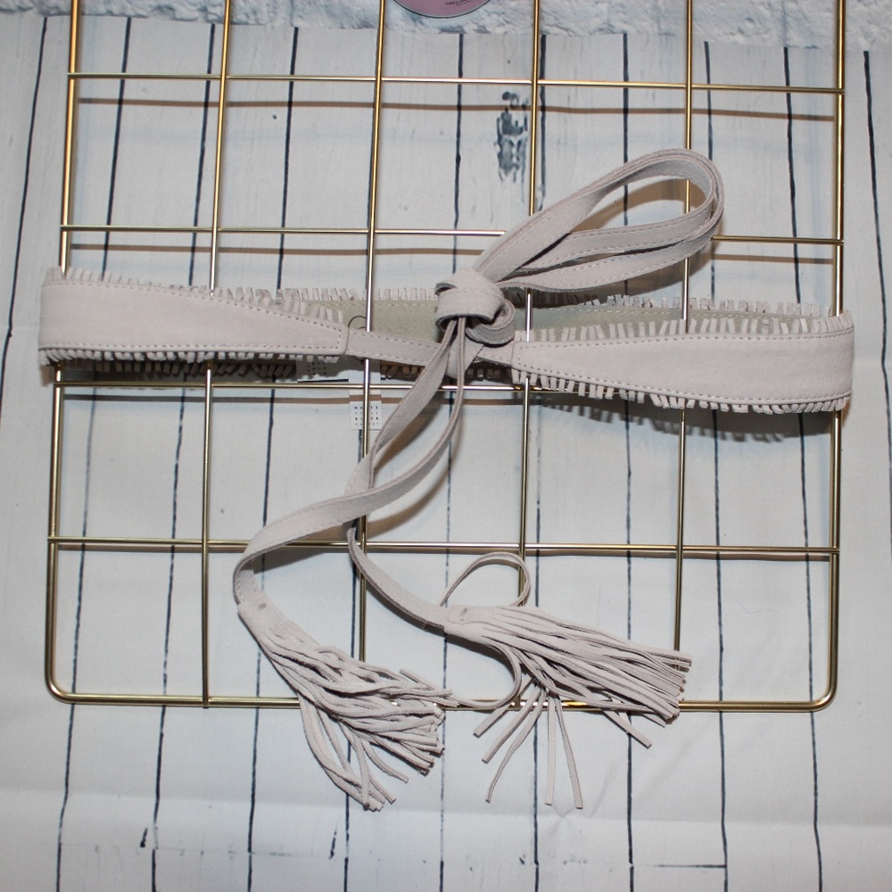 WHBM Fringe Obi Belt